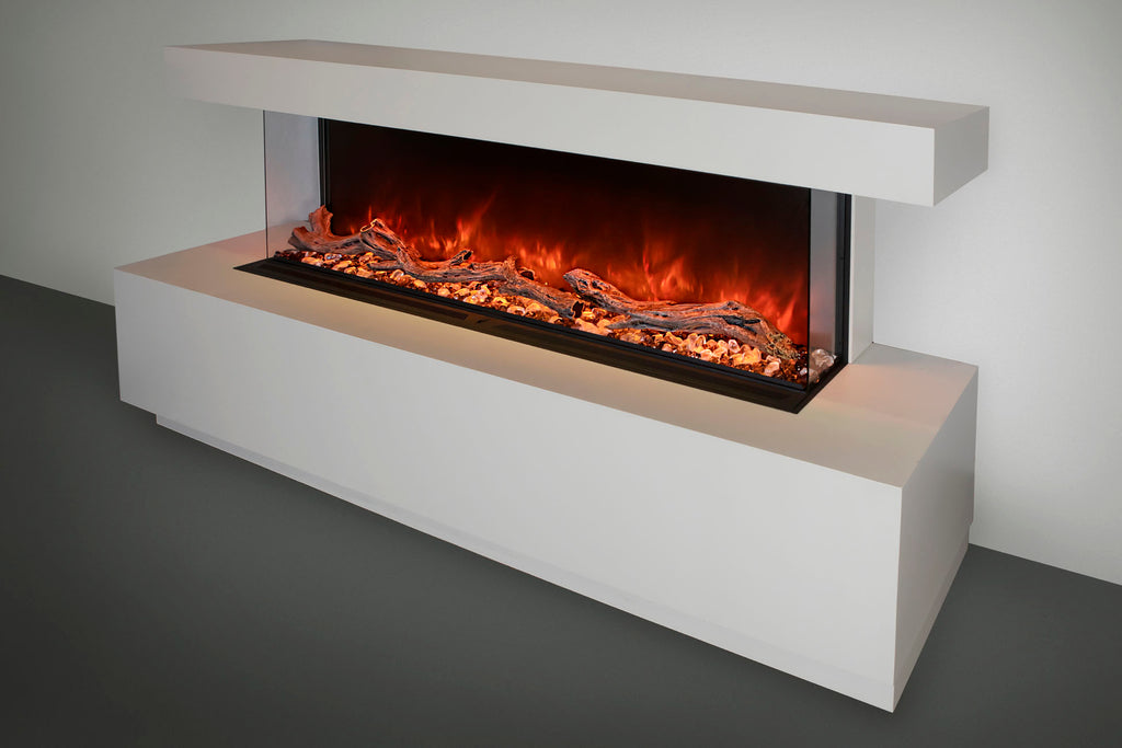 Modern Flames Landscape Pro Multi 56-inch 3 Sided and 2 Sided Built In Wall Mount Linear Electric Fireplace | LPM-5616 | Electric Fireplaces Depot