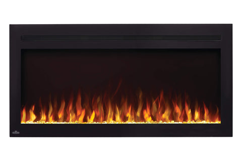 Image of Napoleon Purview 42 Inch Wall Mount Built In Recessed Electric Fireplace | NEFL42HI | Pureview Electric Insert | Electric Fireplaces Depot