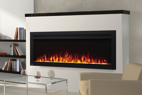 Image of Napoleon PurView 50 Inch Wall Mount Built-In Recessed Electric Fireplace | NEFL50HI | Pureview Electric Insert | Electric Fireplaces Depot