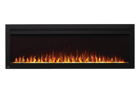 Image of Napoleon Purview 60 Inch Wall Mount Built In Recessed Electric Fireplace | NEFL60HI | Pureview Electric Insert | Electric Fireplaces Depot