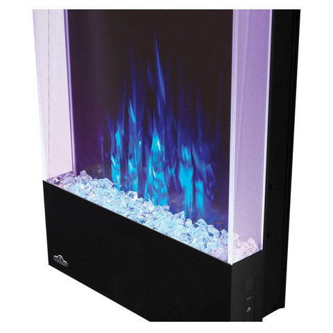 Image of Napoleon Allure Vertical 32 Inch Wall Mount Electric Fireplace - NEFVC32H - Electric Fireplaces Depot