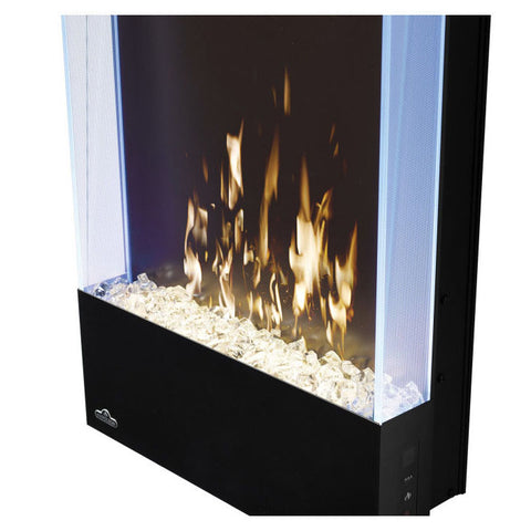 Image of Napoleon Allure Vertical 32 Inch Wall Mount Electric Fireplace - NEFVC32H - Electric Fireplaces Depot