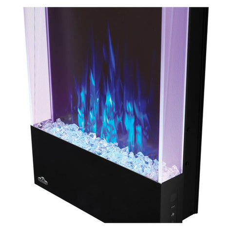 Image of Napoleon Allure Vertical 38 Inch Wall Mount Electric Fireplace - NEFVC38H - Electric Fireplaces Depot
