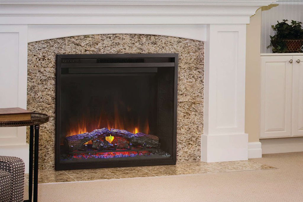 Napoleon Element 36 inch Built In Electric Firebox Insert - Electric Firebox Heater - NEFB36H-BS - Electric Fireplaces Depot