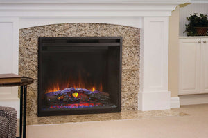 Napoleon Element 36 inch Built In Electric Firebox Insert - Electric Firebox Heater - NEFB36H-BS - Electric Fireplaces Depot