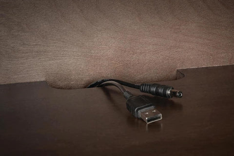 Image of Napoleon Hayworth Media Console in Mahogany | Cineview 30'' Electric Firebox