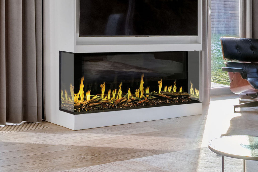 Modern Flames Orion Multi-Sided 52-inch Heliovision Virtual Smart Built In Electric Fireplace - OR52-MULTI