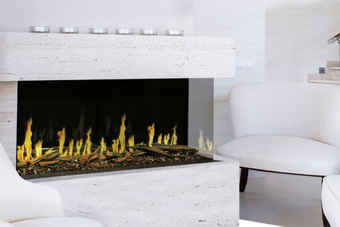 Image of Modern Flames Orion Multi-Sided 52-inch Heliovision Virtual Smart Built In Electric Fireplace - OR52-MULTI