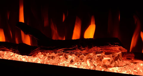 Image of Touchstone Sideline Elite 100" Built-In Recessed Flush Mount Electric Fireplace - 80044 - Electric Fireplaces Depot