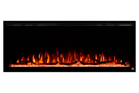 Image of Touchstone Sideline Elite 42 inch Built-In Recessed Flush Mount Electric Fireplace - 80042 - Electric Fireplaces Depot