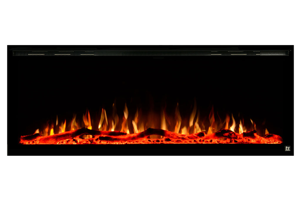 Touchstone Sideline Elite 42 inch Built-In Recessed Flush Mount Electric Fireplace - 80042 - Electric Fireplaces Depot