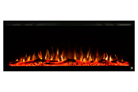Image of Touchstone Sideline Elite 42 inch Built-In Recessed Flush Mount Electric Fireplace - 80042 - Electric Fireplaces Depot