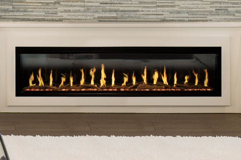 Image of Modern Flames Orion Slim 76 Inch Heliovision Virtual Recessed Wall Mount Electric Fireplace - OR76-SLIM