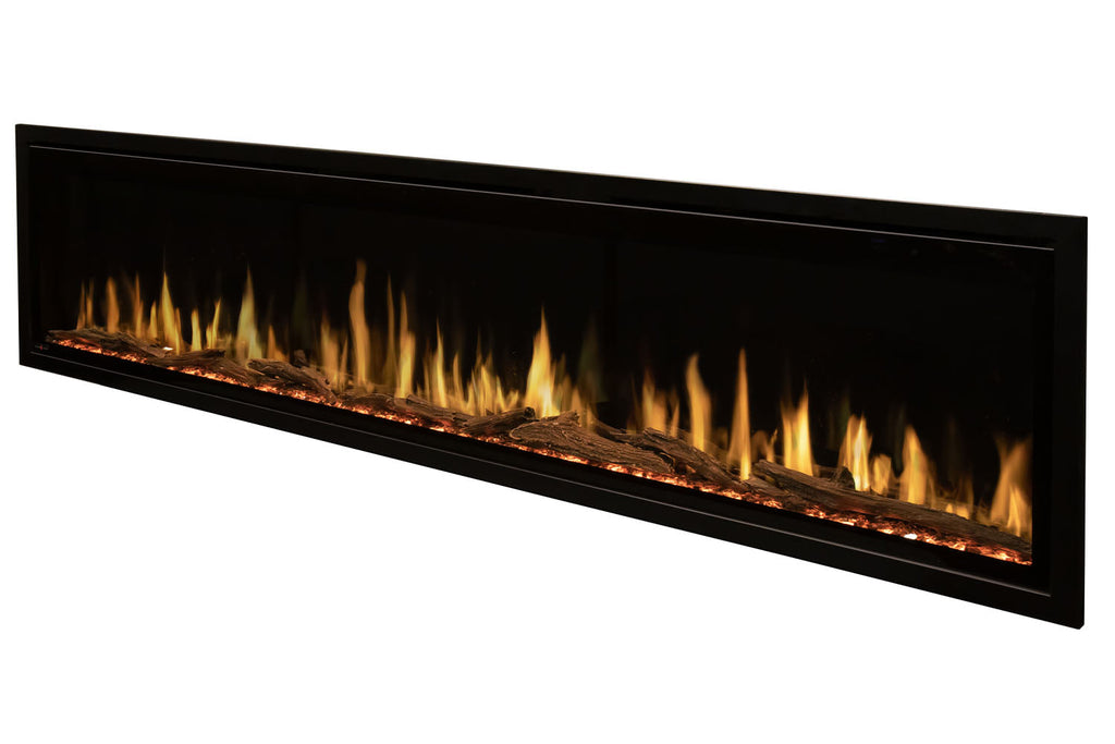 Modern Flames Orion Slim 100 Inch Heliovision Virtual Recessed Wall Mount Electric Fireplace - OR100-SLIM