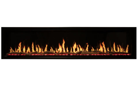 Image of Modern Flames Orion Slim 100 Inch Heliovision Virtual Recessed Wall Mount Electric Fireplace - OR100-SLIM