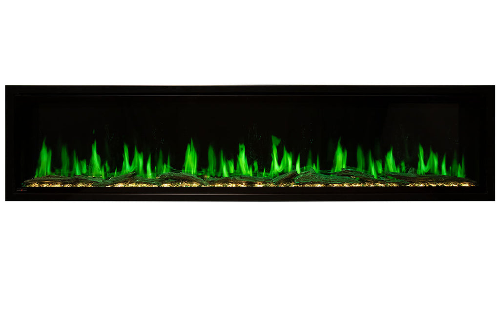 Modern Flames Orion Multi-Sided 76-inch Heliovision Virtual Smart Built In Electric Fireplace - OR76-MULTI