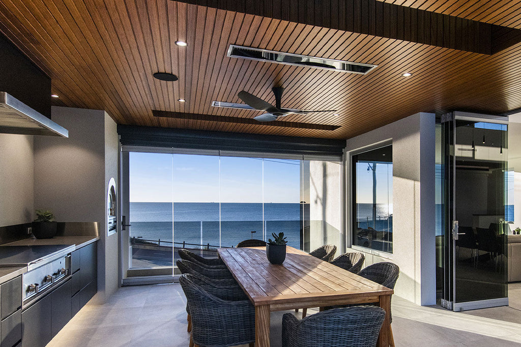 Bromic Platinum Marine Smart-Heat 4500Watt 208V Infrared Patio Heater Black | 53 in Electric Radiant Heater | BH3622006