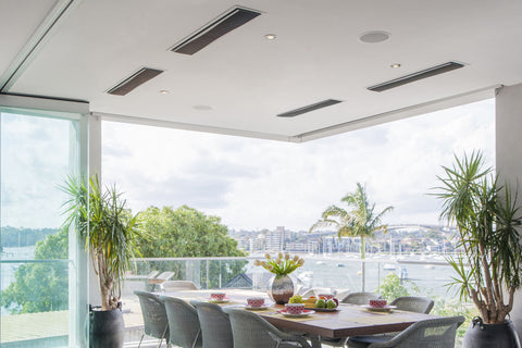 Image of Bromic Platinum Smart-Heat 4500 Watt Infrared Electric Patio Heater Black | Platinum 53 in Electric Radiant Heater | BH3622000