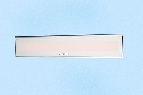 Image of Bromic Platinum Marine Smart-Heat 3400 Watt 208V Infrared Patio Heater White | 50 in Electric Radiant Heater | BH0320026