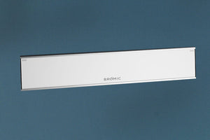 Bromic Platinum Marine Smart-Heat 4500 Watt 208V Infrared Patio Heater White | 53 in Electric Radiant Heater | BH3622007
