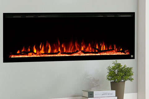 Image of Touchstone Sideline Elite 42 inch Built-In Recessed Flush Mount Electric Fireplace - 80042 - Electric Fireplaces Depot