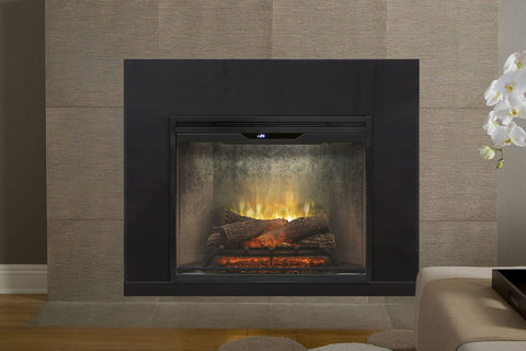 Image of Dimplex Revillusion 30 inch Built In Electric Fireplace Weathered Concrete - Firebox - Heater - RBF30WC - Electric Fireplaces Depot
