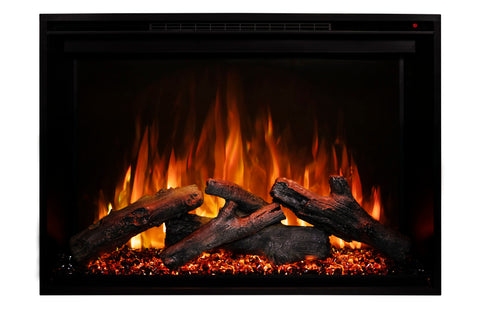 Image of Modern Flames Redstone 36 inch Built In Electric Fireplace Insert | Electric Firebox Heater | RS-3626 | Electric Fireplaces Depot