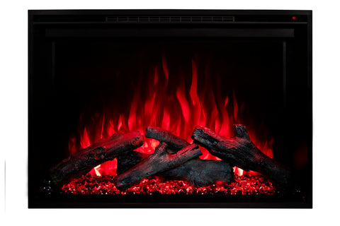 Image of Modern Flames Redstone 36 inch Built In Electric Fireplace Insert | Electric Firebox Heater | RS-3626 | Electric Fireplaces Depot