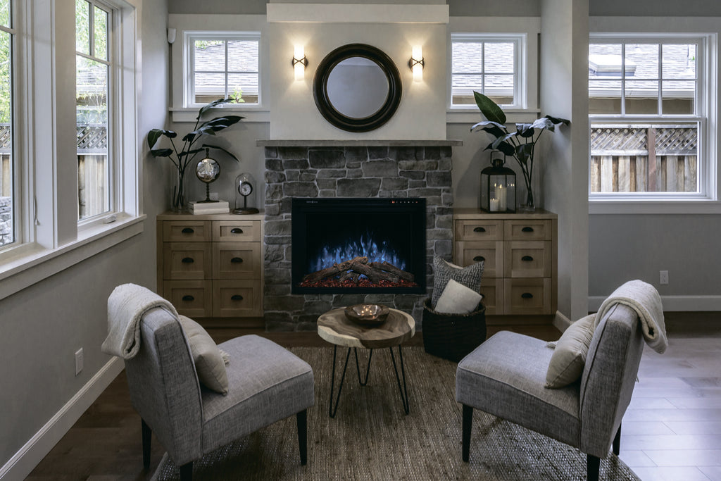 Modern Flames Redstone 54 inch Built In Electric Fireplace Insert | Electric Firebox Heater | RS-5435 | Electric Fireplaces Depot