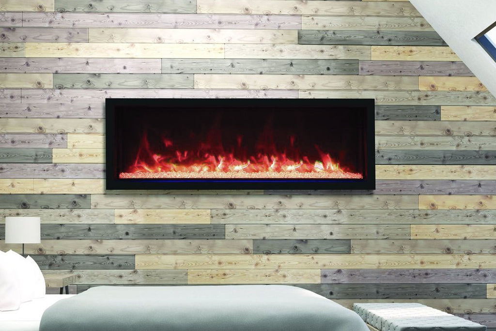 Remii 65 inch Extra Tall Built-In Indoor Outdoor Electric Fireplace | Heater | 102765-XT | Electric Fireplaces Depot