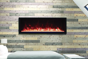 Remii 65 inch Extra Tall Built-In Indoor Outdoor Electric Fireplace | Heater | 102765-XT | Electric Fireplaces Depot