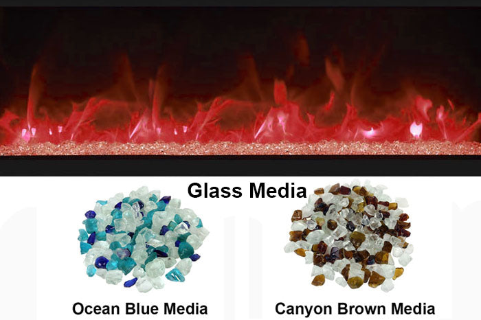 Remii 45 inch Extra Deep Built-In Indoor Outdoor Electric Fireplace | Heater | 102745-DE | Electric Fireplaces Depot