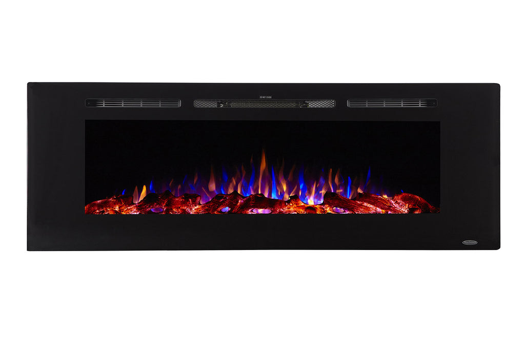 Touchstone Sideline 60 inch Built-in Electric Fireplace - Heater - 80011 - Electric Fireplaces Depot