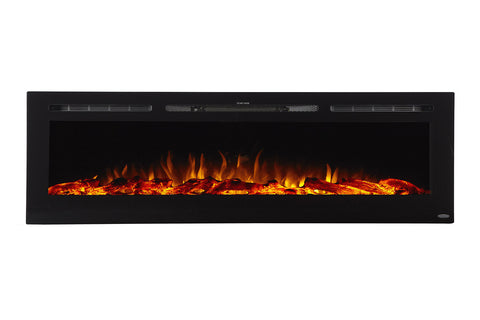 Image of Touchstone Sideline 84 inch Built-in Electric Fireplace - Heater - 80043 - Electric Fireplaces Depot