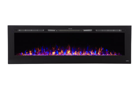 Image of Touchstone Sideline 84 inch Built-in Electric Fireplace - Heater - 80043 - Electric Fireplaces Depot