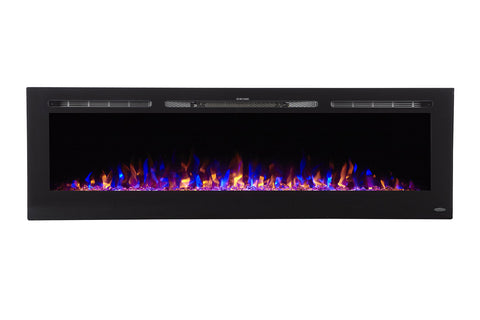 Image of Touchstone Sideline 72 inch Built-in Electric Fireplace - Heater - 80015 - Electric Fireplaces Depot