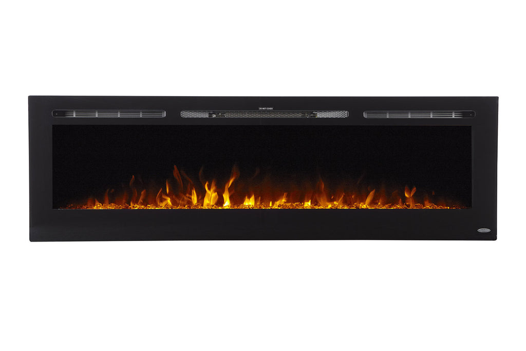 Touchstone Sideline 84 inch Built-in Electric Fireplace - Heater - 80043 - Electric Fireplaces Depot