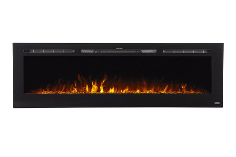 Image of Touchstone Sideline 72 inch Built-in Electric Fireplace - Heater - 80015 - Electric Fireplaces Depot