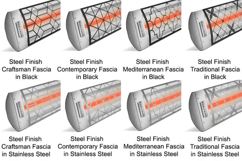 Image of Infratech C Series Single Element 4000 Watt 480V Outdoor Electric Heater | Infratech 61 in Electric Radiant Heater | C4048