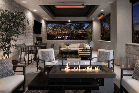 Image of Infratech CD Series Dual Element 3000 Watt 240V Outdoor Electric Heater | Infratech 33 in Electric Radiant Heater | CD3024