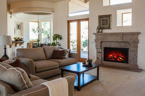 Image of Amantii Traditional Lumina Built-In Indoor & Outdoor Electric Firebox Insert