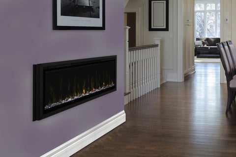 Image of Dimplex Ignite XL 74 inch Electric Fireplace with Driftwood Log Kit - XLF74