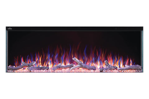 Image of Napoleon Trivista 50-inch 3 Sided Built In Fully Recessed Electric Fireplace | NEFB50H-3SV | 2 Sided Electric Firepalce Insert | Electric Fireplaces Depot