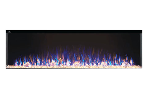 Image of Napoleon Trivista 60-inch 3 Sided Built In Fully Recessed Electric Fireplace | NEFB60H-3SV | 2 Sided Electric Firepalce Insert - Electric Fireplaces Depot