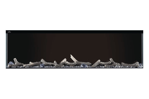 Image of Napoleon Trivista 50-inch 3 Sided Built In Fully Recessed Electric Fireplace | NEFB50H-3SV | 2 Sided Electric Firepalce Insert | Electric Fireplaces Depot