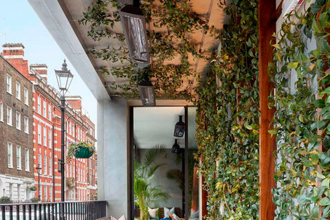 Image of Bromic Tungsten Smart-Heat 4000 Watt Outdoor Electric Patio Heater Black | Tungsten 44 in Electric Radiant Heater | BH0420032