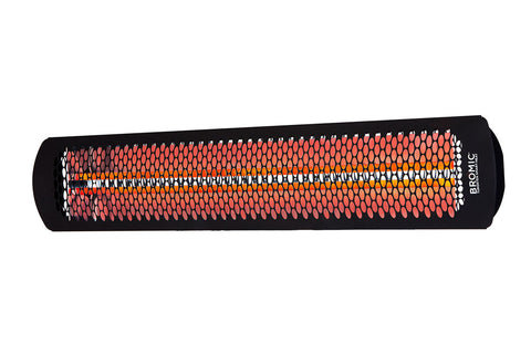 Image of Bromic Tungsten Smart-Heat 4000 Watt 208V Outdoor Electric Patio Heater Black | Tungsten 44 in Radiant Heater | BH0420034