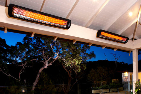 Image of Bromic Tungsten Smart-Heat 4000 Watt 208V Outdoor Electric Patio Heater Black | Tungsten 44 in Radiant Heater | BH0420034