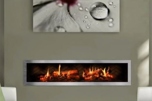 Dimplex 30 Inch Opti-V Solo Virtual Built-In Electric Fireplace - VF2927L - Electric Fireplaces Depot