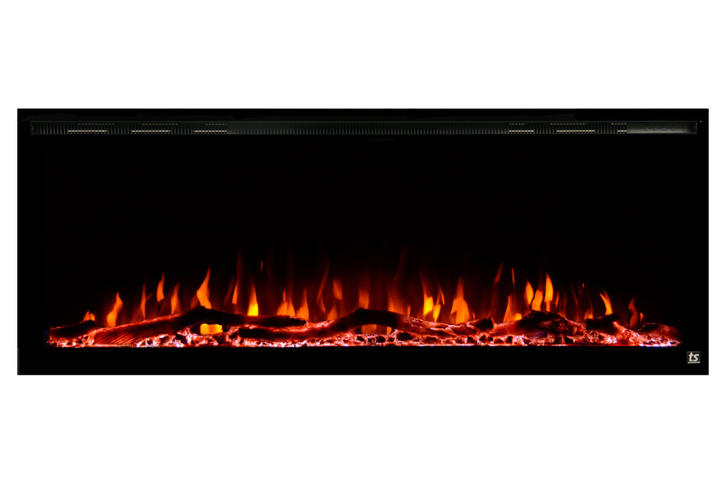 Touchstone Sideline Elite 42 inch Built-In Recessed Flush Mount Electric Fireplace - 80042 - Electric Fireplaces Depot